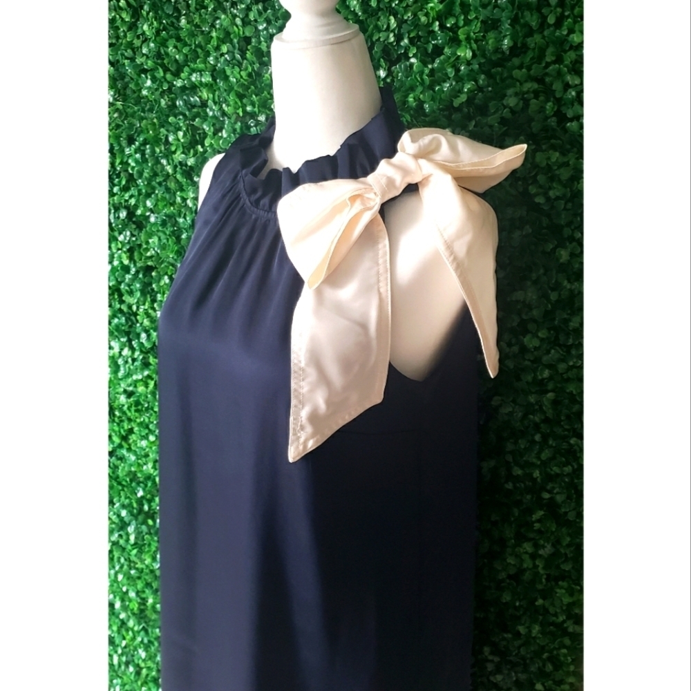 32. J.Crew Swingy bow-neck dress